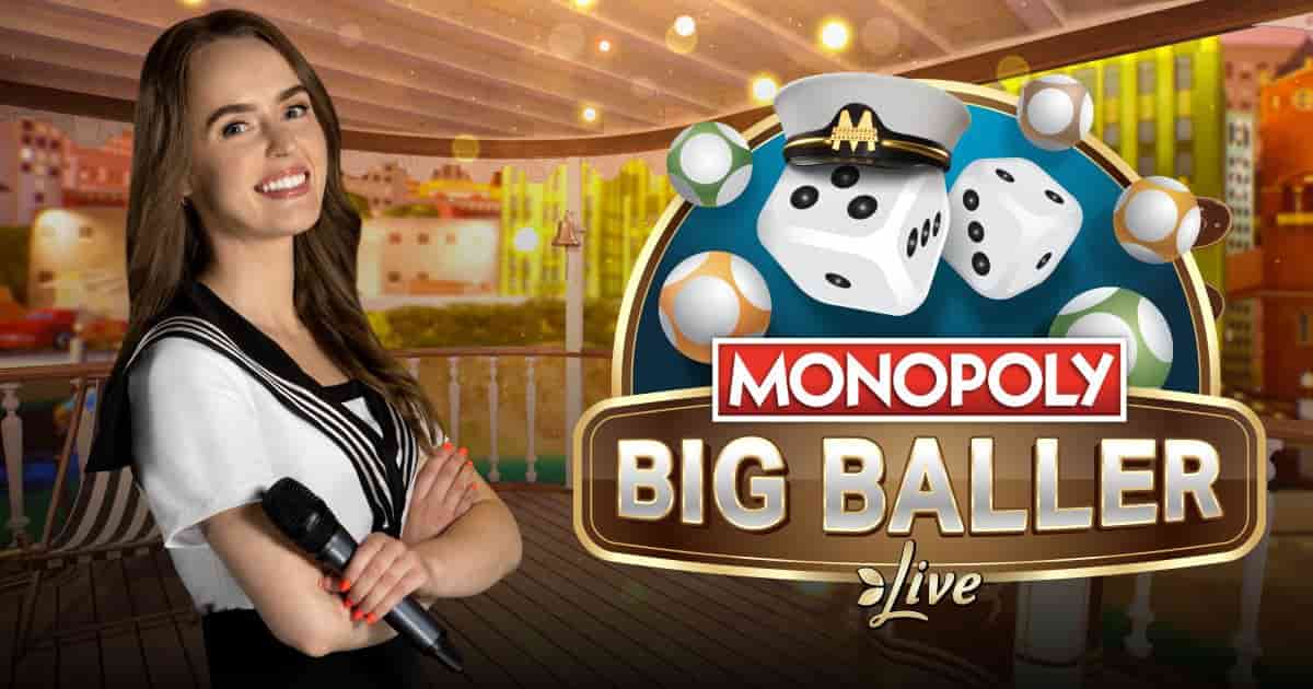 MONOPOLY Big Baller slot visual from Evolution available on juliuscasino88.fr